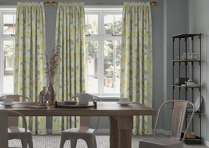 Corsica, Gold - Made to Measure Curtains - Image 3